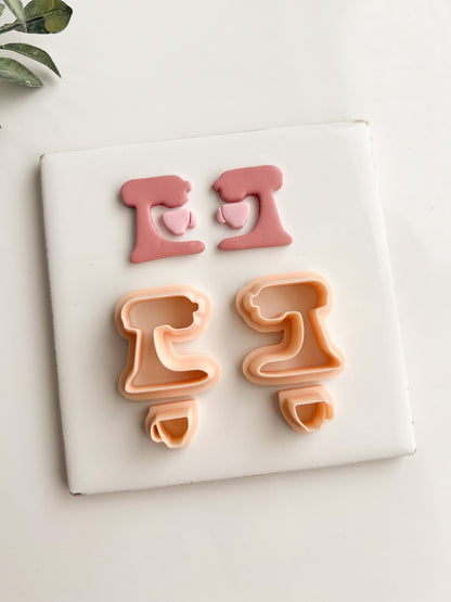 Kitchen-Aid Bowl Clay Cutter | Mixer Bowl Polymer Clay Cutter for DIY Baking-Themed Earrings Jewelry Making Handmade Clay Craft Supplies