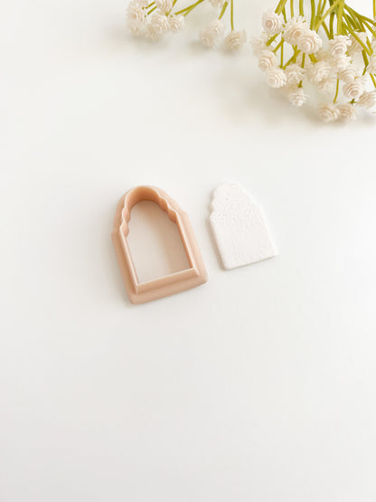 Elegant Arch No. 3 Clay Cutter | Elegant Arch No. 3 Polymer Clay Cutter for DIY Earrings Modern Jewelry and Handmade Stylish Accessories