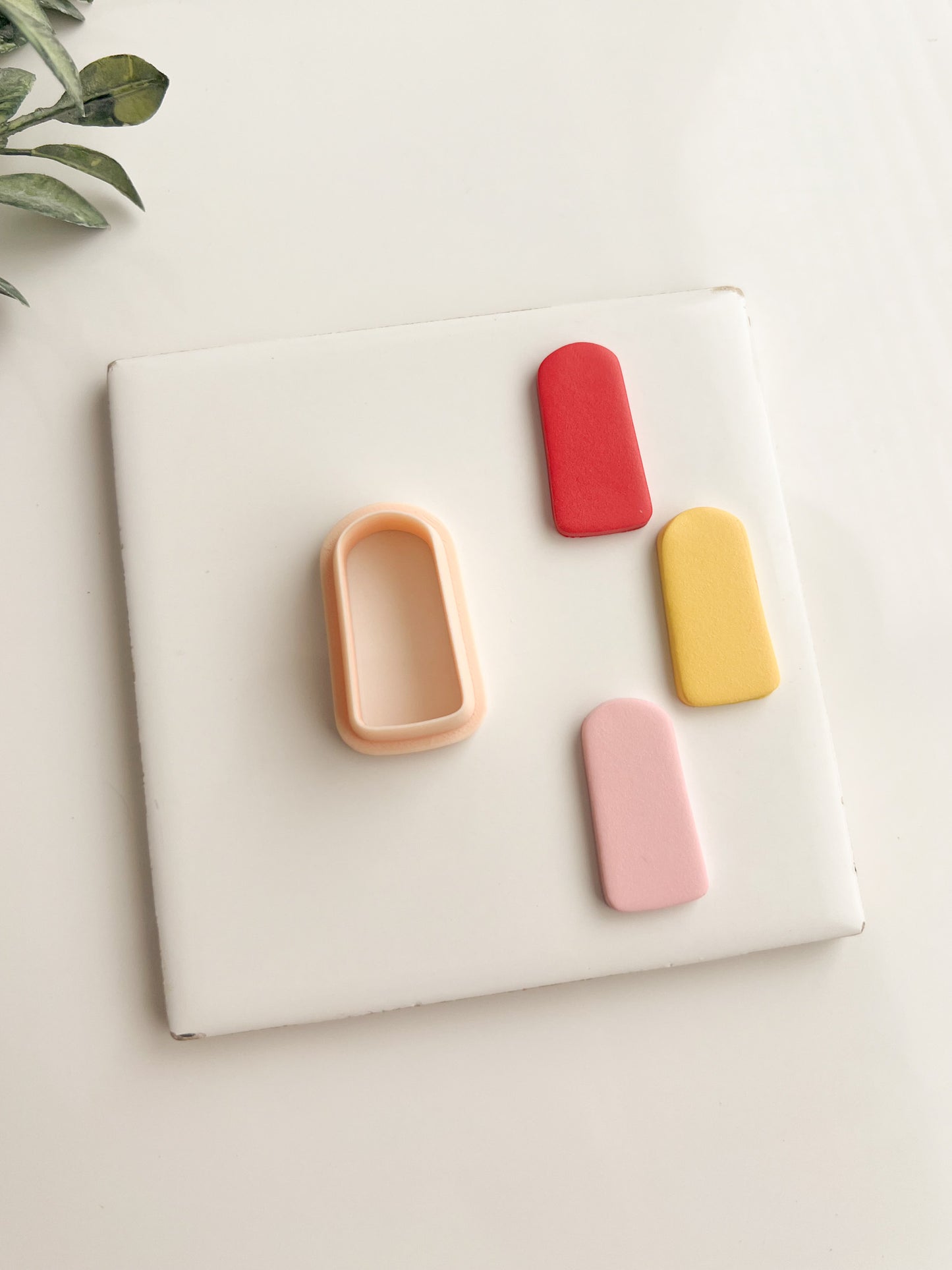 Rounded Quadrangle No. 1 Clay Cutter | Rounded Quadrangle Polymer Clay Cutter for DIY Earrings Geometric Jewelry and Stylish Handmade Accessories