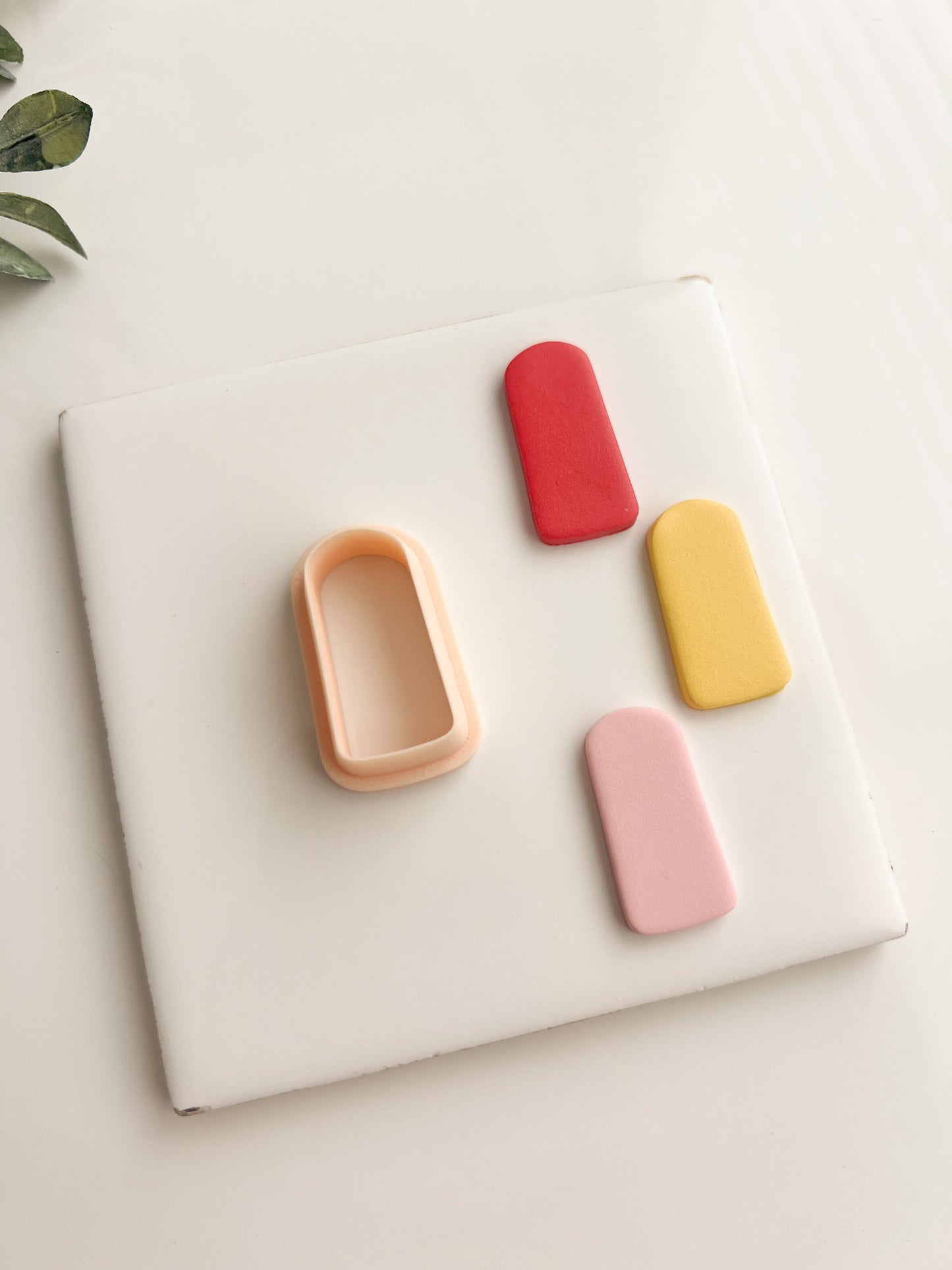 Rounded Quadrangle No. 1 Clay Cutter | Rounded Quadrangle Polymer Clay Cutter for DIY Earrings Geometric Jewelry and Stylish Handmade Accessories