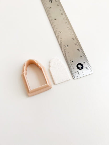 Elegant Arch No. 3 Clay Cutter | Elegant Arch No. 3 Polymer Clay Cutter for DIY Earrings Modern Jewelry and Handmade Stylish Accessories