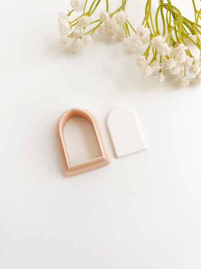 Pointed Arch Clay Cutter | Gothic Pointed Arch Polymer Clay Cutter for DIY Earrings and Accessories