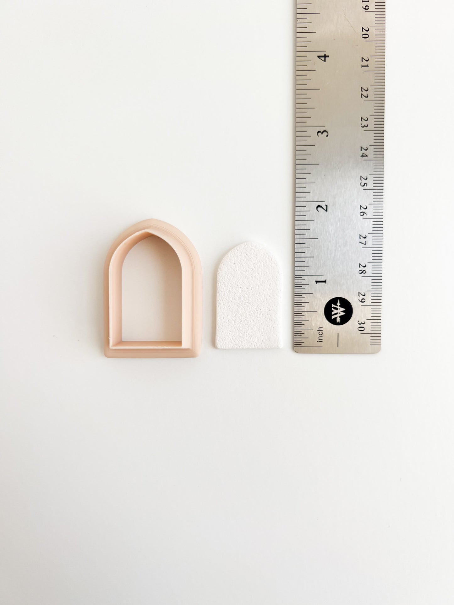 Pointed Arch Clay Cutter | Gothic Pointed Arch Polymer Clay Cutter for DIY Earrings and Accessories