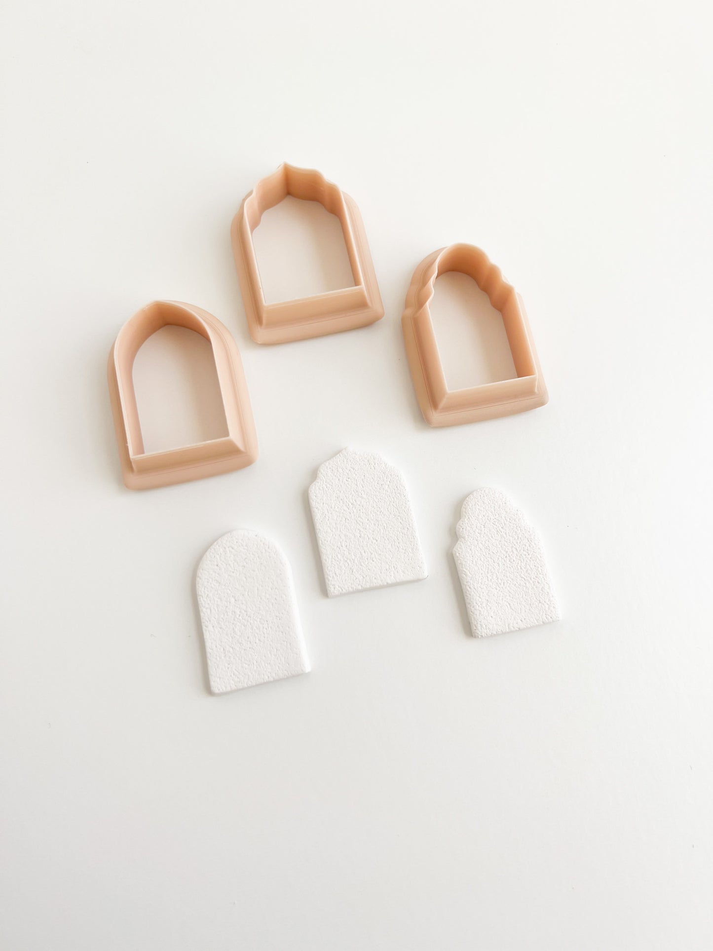 Elegant Arch Trio Clay Cutter | Elegant Arch Trio Polymer Clay Cutter Set for DIY Earrings Stylish Jewelry and Architectural Handmade Designs