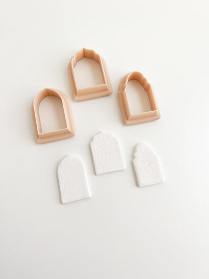 Elegant Arch Trio Clay Cutter | Elegant Arch Trio Polymer Clay Cutter Set for DIY Earrings Stylish Jewelry and Architectural Handmade Designs