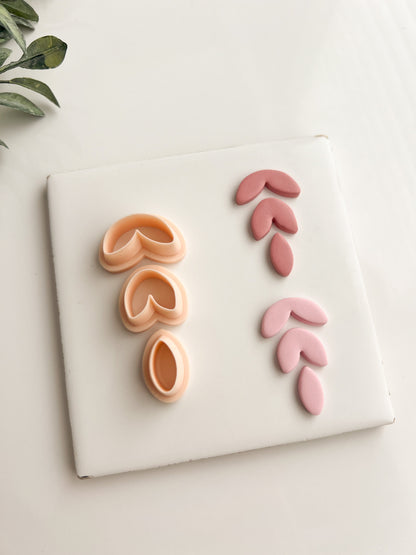Elegant Dangle No. 3 Clay Cutter | Elegant Dangle No. 3 Polymer Clay Cutter for DIY Earrings Statement Jewelry and Handmade Chic Designs