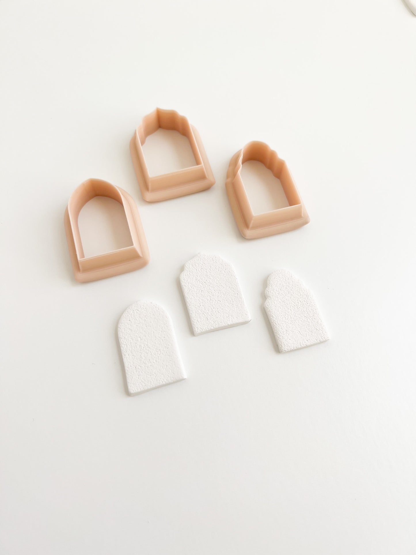 Elegant Arch Trio Clay Cutter | Elegant Arch Trio Polymer Clay Cutter Set for DIY Earrings Stylish Jewelry and Architectural Handmade Designs