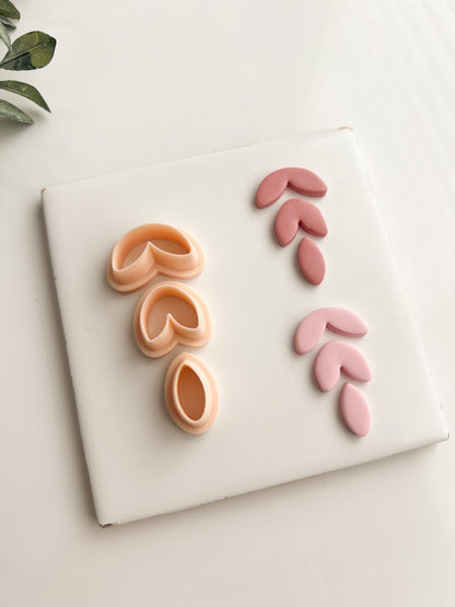 Elegant Dangle No. 3 Clay Cutter | Elegant Dangle No. 3 Polymer Clay Cutter for DIY Earrings Statement Jewelry and Handmade Chic Designs