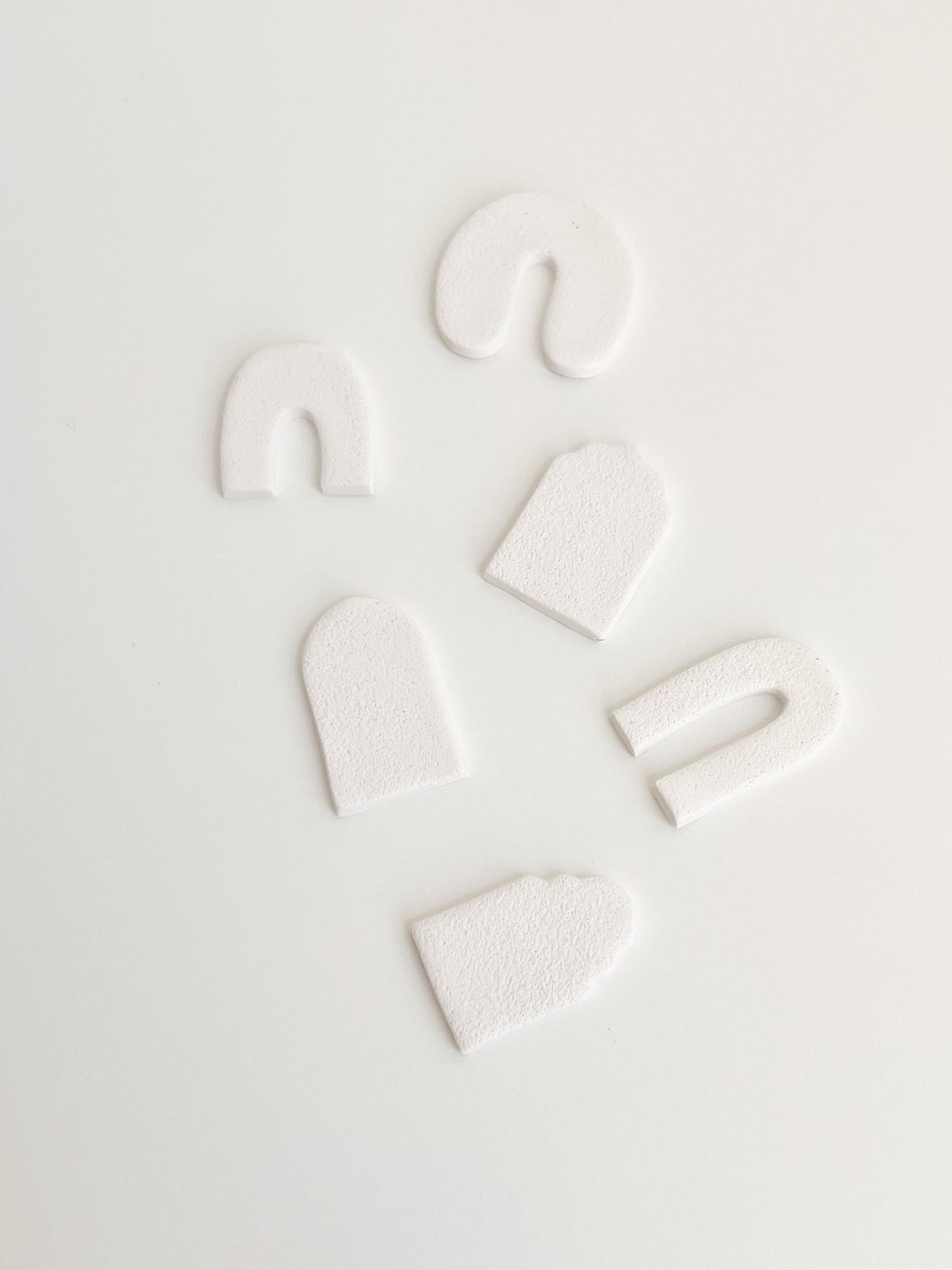 U Shape Trio Clay Cutter | Modern Polymer Clay Cutter Set for Geometric Earrings and Jewelry Making