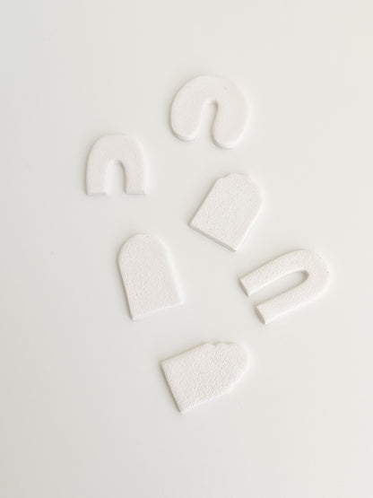 U Shape Trio Clay Cutter | Modern Polymer Clay Cutter Set for Geometric Earrings and Jewelry Making