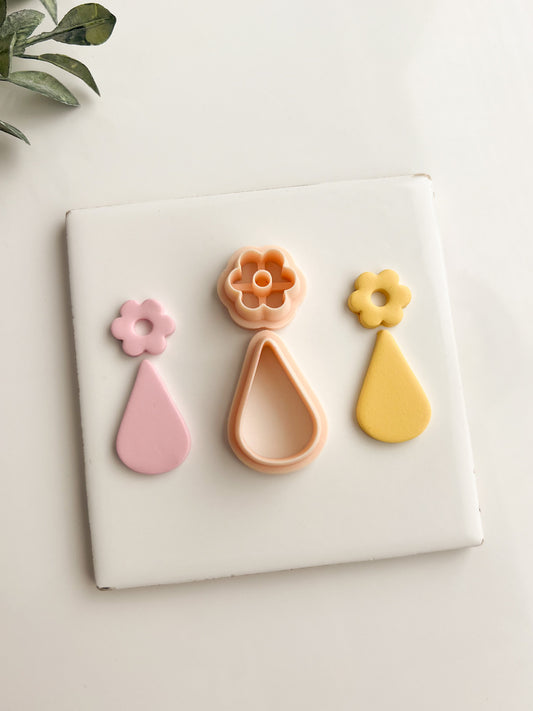 Rounded Tear Drop Shape No. 1 Clay Cutter | Rounded Teardrop Polymer Clay Cutter for DIY Earrings Stylish Jewelry and Modern Handmade Designs