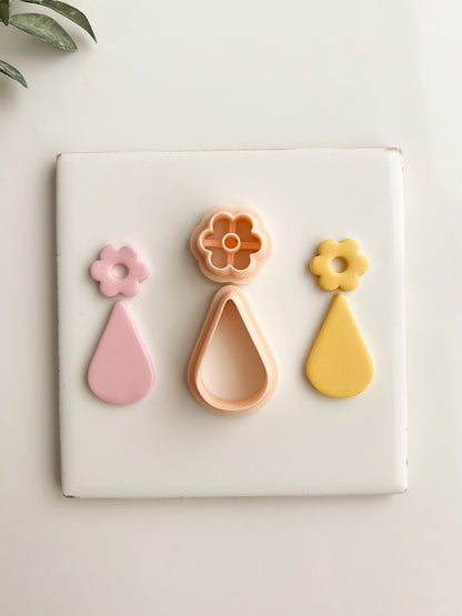 Rounded Tear Drop Shape No. 1 Clay Cutter | Rounded Teardrop Polymer Clay Cutter for DIY Earrings Stylish Jewelry and Modern Handmade Designs
