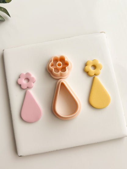 Rounded Tear Drop Shape No. 1 Clay Cutter | Rounded Teardrop Polymer Clay Cutter for DIY Earrings Stylish Jewelry and Modern Handmade Designs