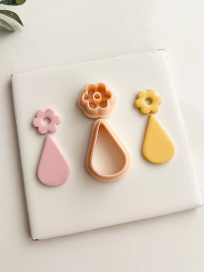 Rounded Tear Drop Shape No. 1 Clay Cutter | Rounded Teardrop Polymer Clay Cutter for DIY Earrings Stylish Jewelry and Modern Handmade Designs