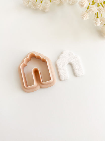 U Shape No. 4 Clay Cutter | Minimalist Polymer Clay Cutter for DIY Earrings, Jewelry and Boho Crafts