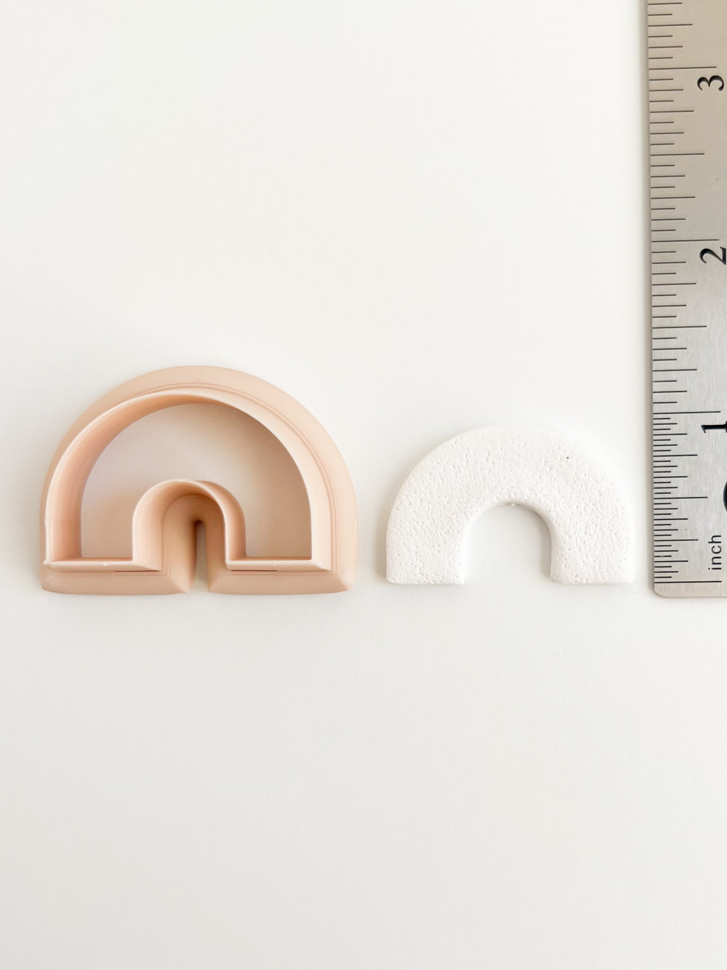 Rainbow Arch No. 2 Clay Cutter | Boho Rainbow Polymer Clay Cutter for DIY Earrings and Crafts