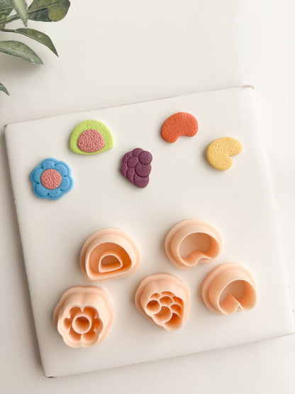 Trick or Treat Bucket Clay Cutter | Halloween Candy Bucket Polymer Clay Cutter for DIY Earrings and Spooky Crafts