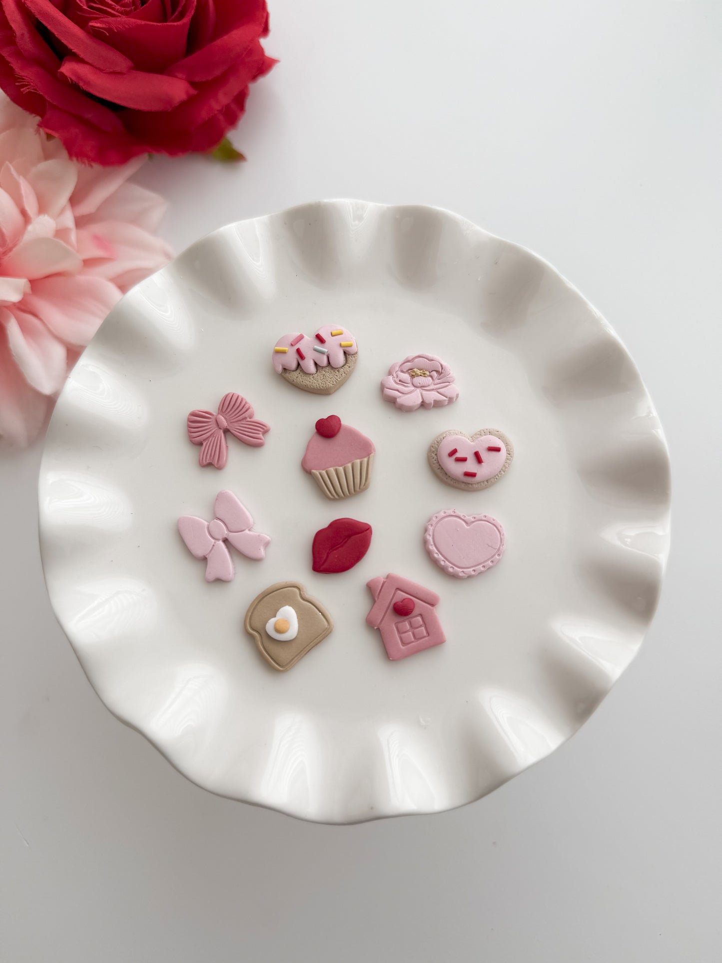 Valentine Mini Bundle No. 3 Clay Cutter Set | Valentine Mini Bundle No. 3 Polymer Clay Cutter Set for DIY Love Earrings Romantic Jewelry and Handmade Valentine's Accessories