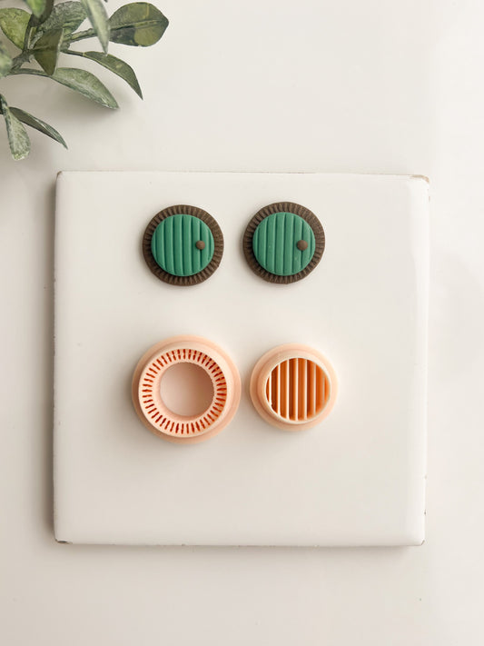 Hobbit Hole Clay Cutter | Hobbit Hole Polymer Clay Cutter for Fantasy-Themed Earrings DIY Jewelry and Lord of the Rings Inspired Crafts