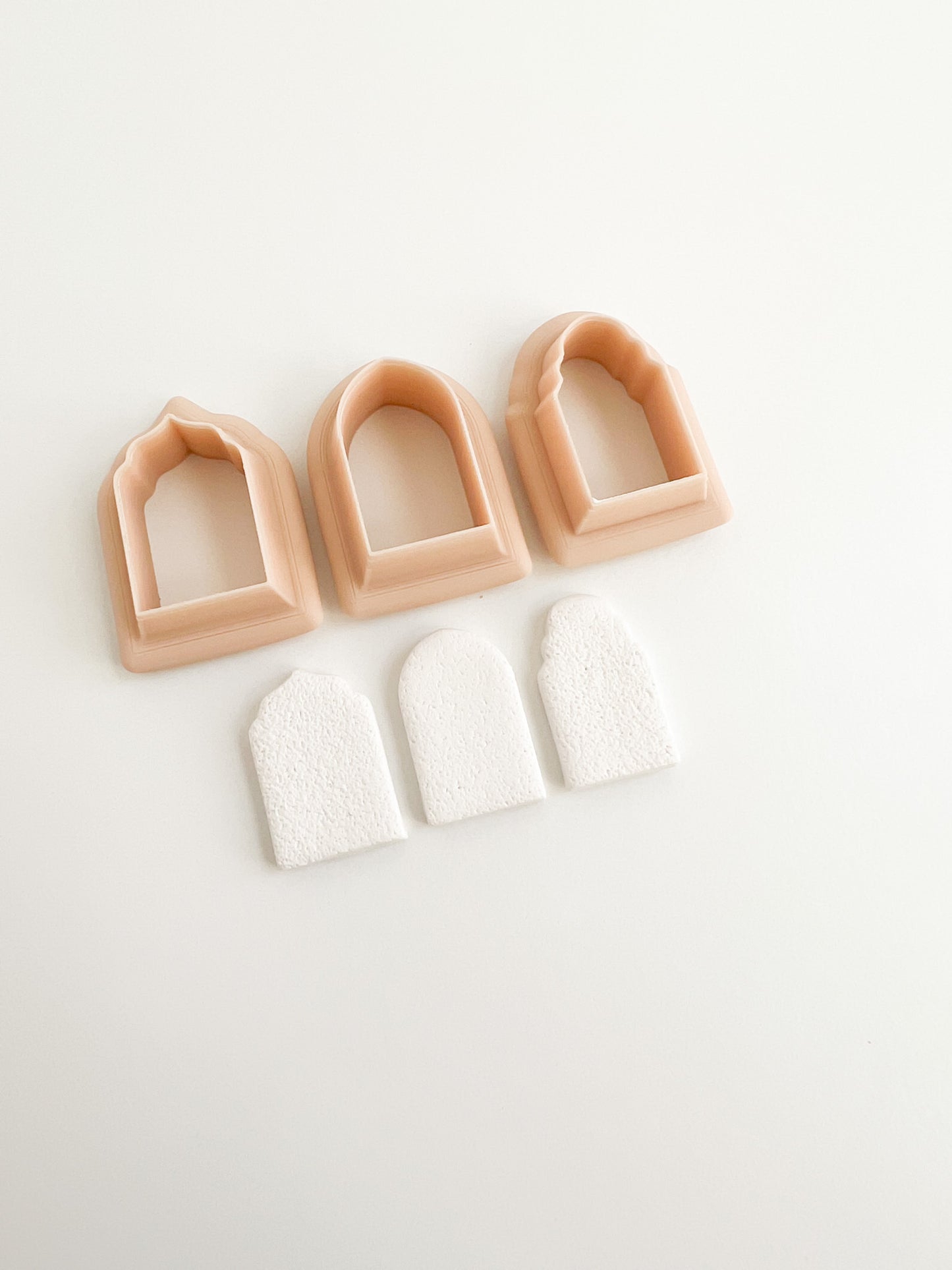 Elegant Arch Trio Clay Cutter | Elegant Arch Trio Polymer Clay Cutter Set for DIY Earrings Stylish Jewelry and Architectural Handmade Designs