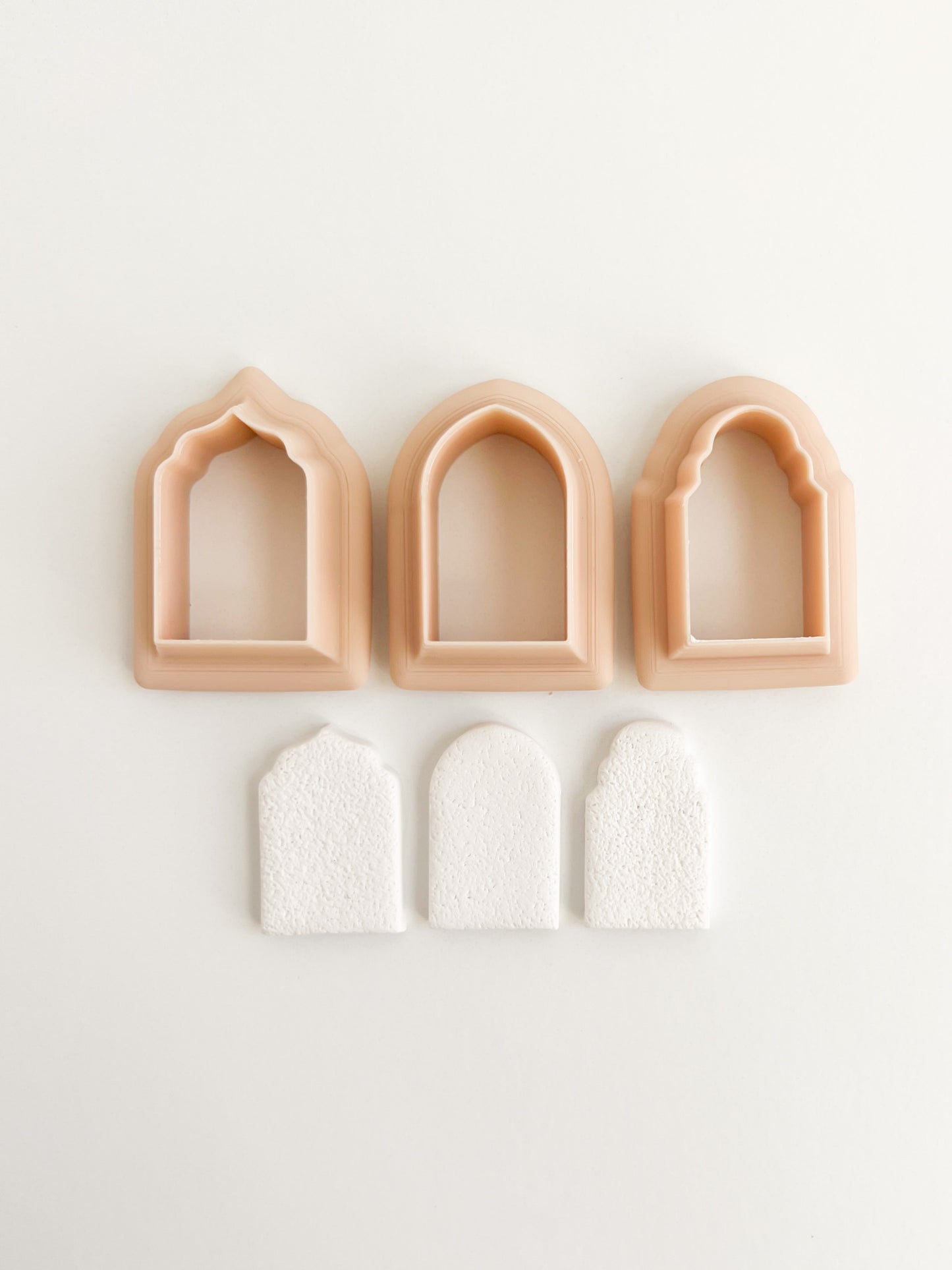 Elegant Arch Trio Clay Cutter | Elegant Arch Trio Polymer Clay Cutter Set for DIY Earrings Stylish Jewelry and Architectural Handmade Designs
