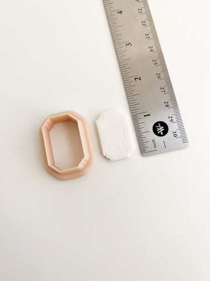 Elegant Shape No. 2 Clay Cutter | Elegant Shape No. 2 Polymer Clay Cutter for DIY Earrings Minimalist Jewelry and Trendy Crafting