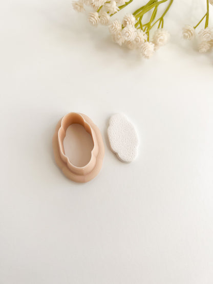 Elegant Shape No. 7 Clay Cutter | Elegant Shape No. 7 Polymer Clay Cutter for DIY Earrings Classy Jewelry and Handmade Elegant Crafts