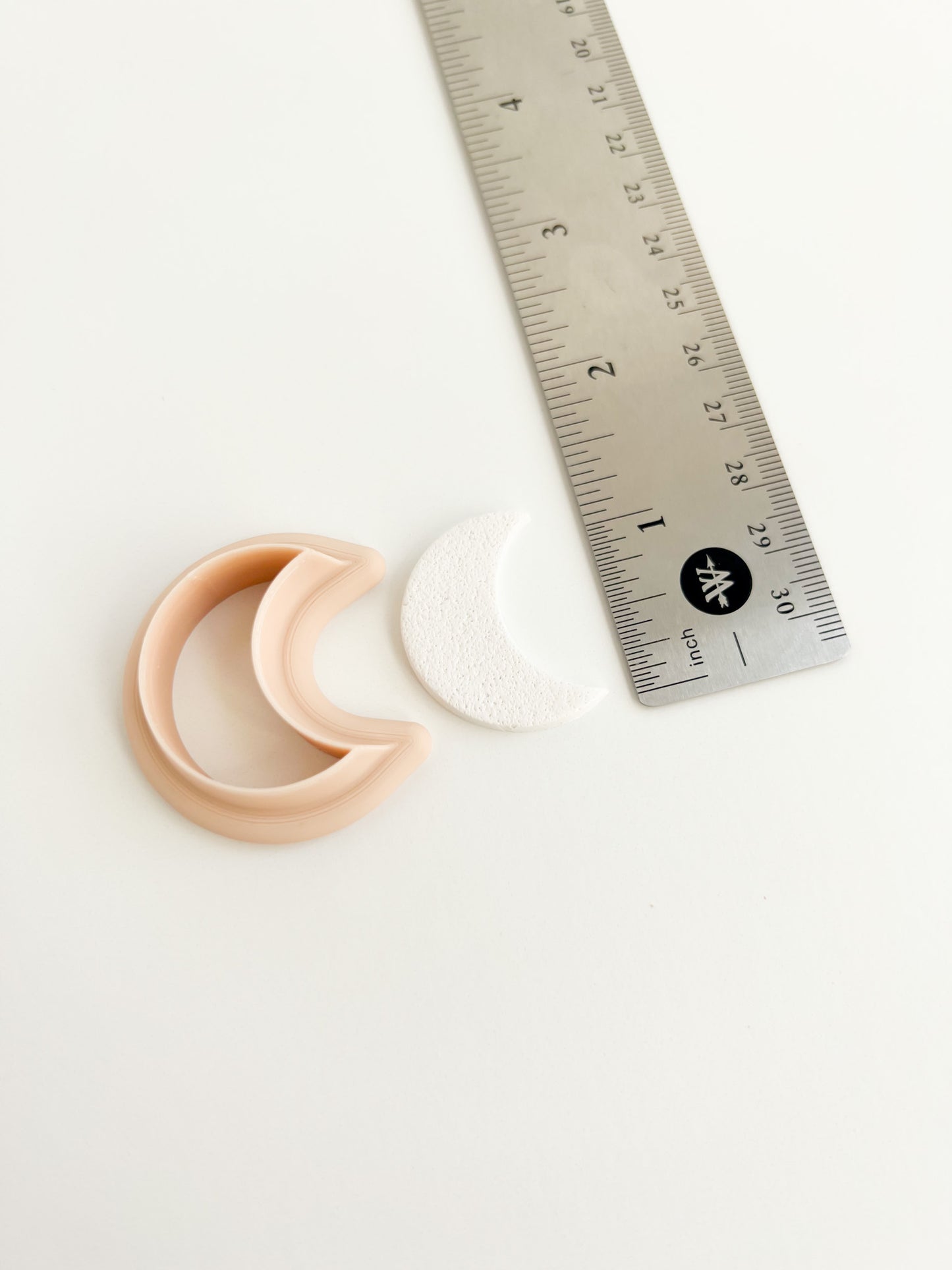 Moon No. 2 Clay Cutter | Lunar-Themed Moon Polymer Clay Cutter for DIY Earrings and Astronomy Crafts
