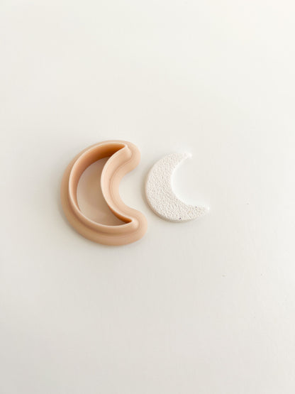 Moon No. 1 Clay Cutter | Celestial Moon Polymer Clay Cutter for DIY Jewelry and Star-Themed Crafts