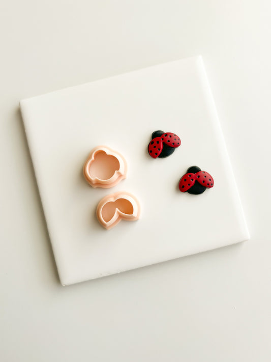 Ladybug Clay Cutter | Ladybug Polymer Clay Cutter for DIY Garden Earrings Nature-Themed Jewelry and Handmade Cute Accessories