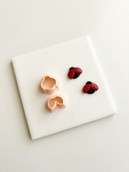Ladybug Clay Cutter | Ladybug Polymer Clay Cutter for DIY Garden Earrings Nature-Themed Jewelry and Handmade Cute Accessories