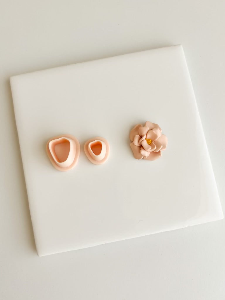 Marigold Petal Set Clay Cutter | Marigold Petal Set Polymer Clay Cutter for DIY Floral Earrings Elegant Jewelry and Handmade Botanical Accessories