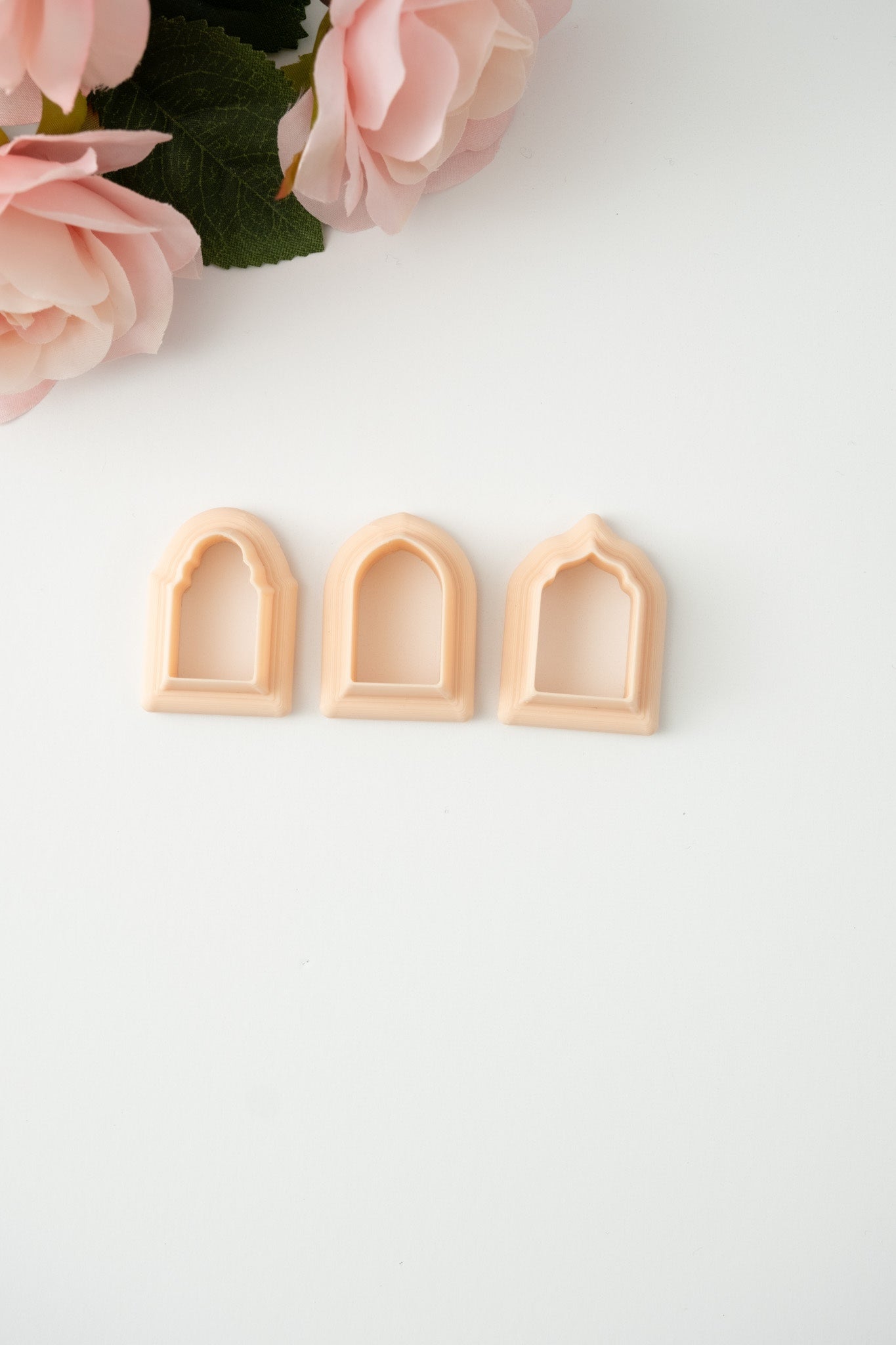 Elegant Arch Trio Clay Cutter | Elegant Arch Trio Polymer Clay Cutter Set for DIY Earrings Stylish Jewelry and Architectural Handmade Designs