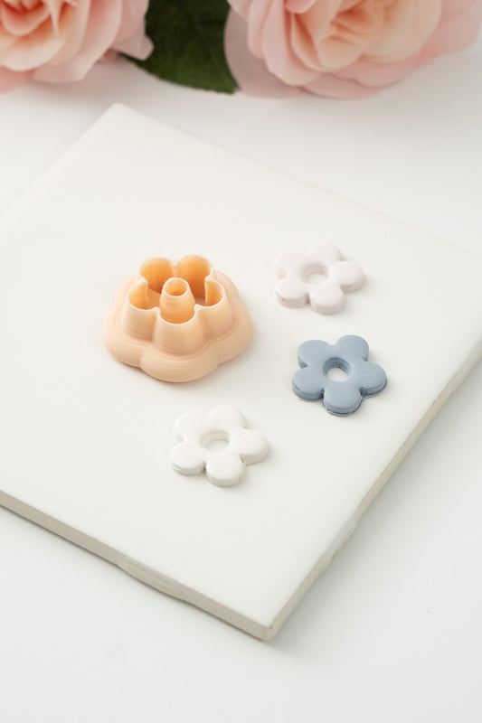 Floral Shape No. 1 Clay Cutter | Floral Shape Polymer Clay Cutter for DIY Earrings Nature-Inspired Jewelry and Elegant Floral Designs