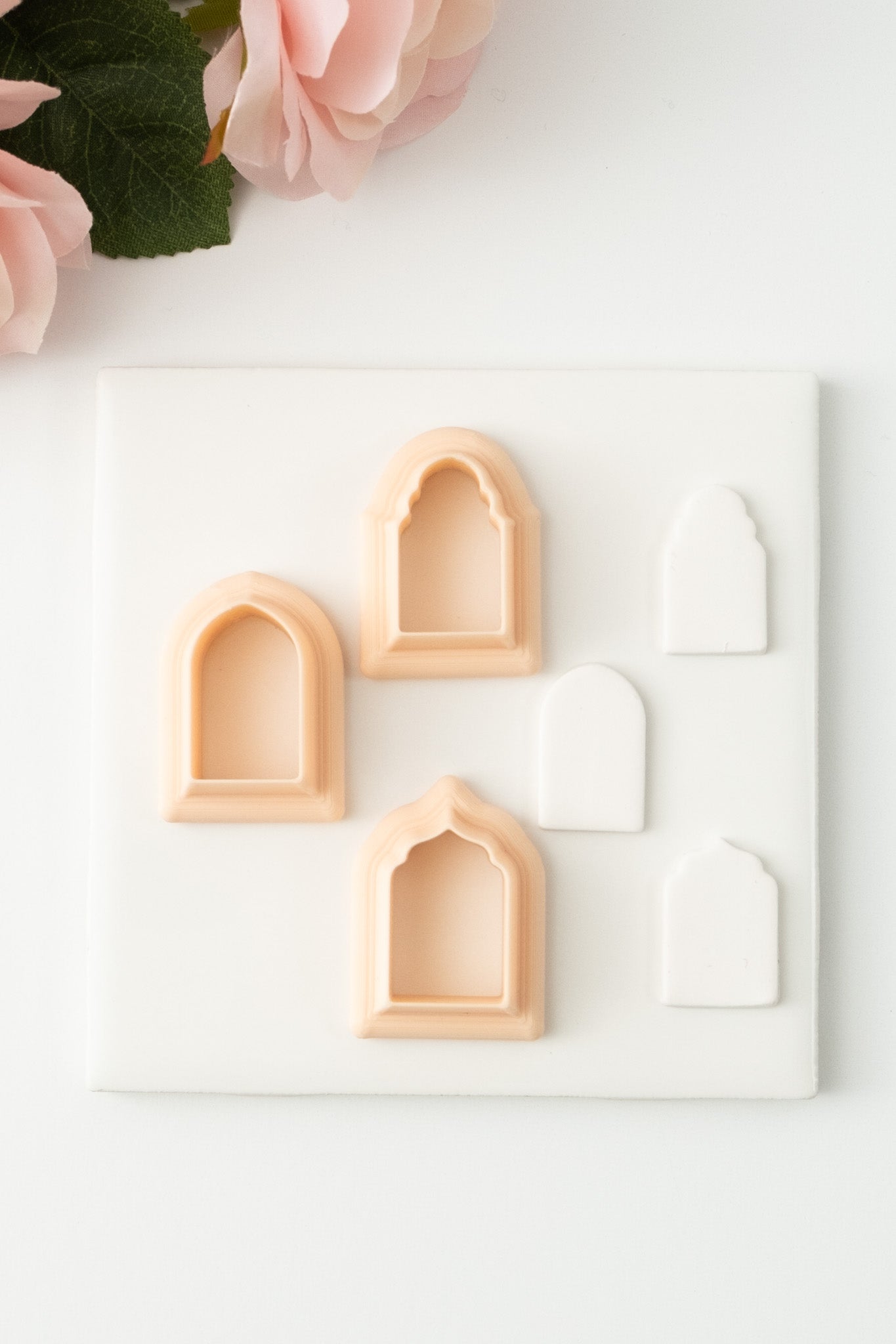 Elegant Arch Trio Clay Cutter | Elegant Arch Trio Polymer Clay Cutter Set for DIY Earrings Stylish Jewelry and Architectural Handmade Designs