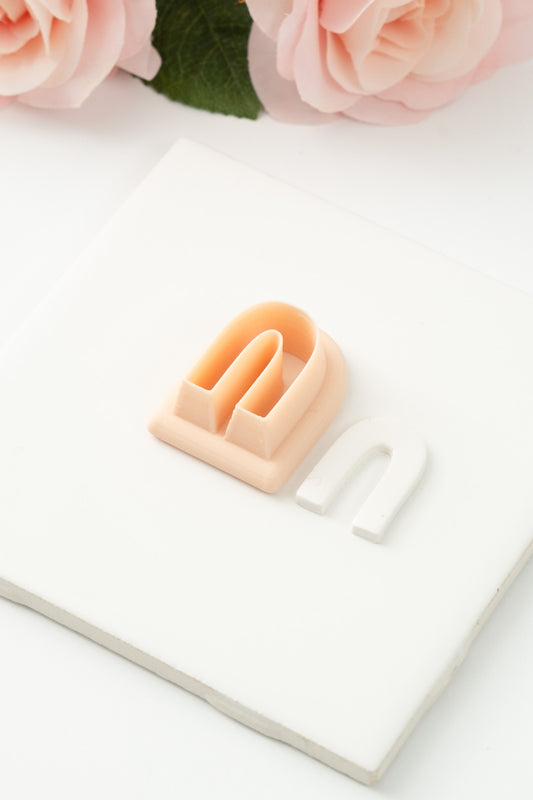 Skinny U Shape Clay Cutter | Minimalist Polymer Clay Cutter for DIY Earrings and Geometric Jewelry