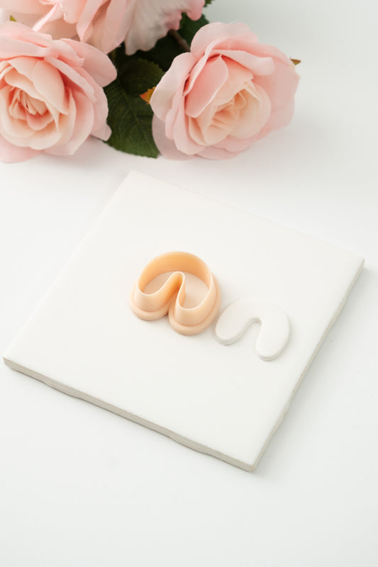 U Shape No. 2 Clay Cutter | Minimalist Polymer Clay Cutter for DIY Earrings and Jewelry