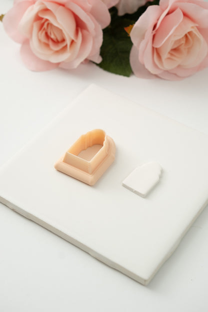 Elegant Arch No. 3 Clay Cutter | Elegant Arch No. 3 Polymer Clay Cutter for DIY Earrings Modern Jewelry and Handmade Stylish Accessories