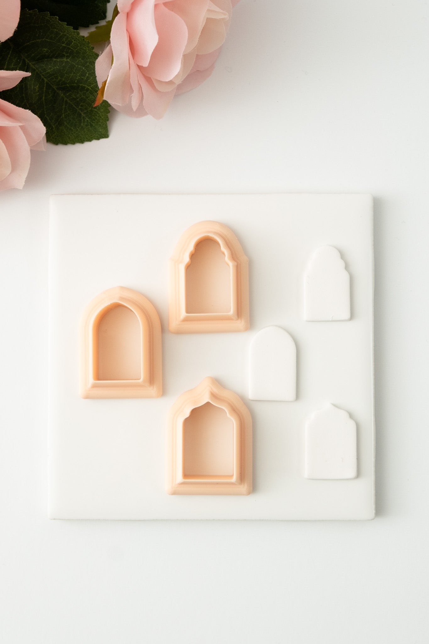 Elegant Arch Trio Clay Cutter | Elegant Arch Trio Polymer Clay Cutter Set for DIY Earrings Stylish Jewelry and Architectural Handmade Designs