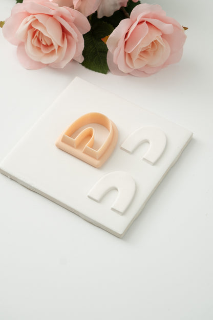 U Shape No. 3 Clay Cutter | Geometric Polymer Clay Cutter for Earrings, Jewelry and Handmade Accessories