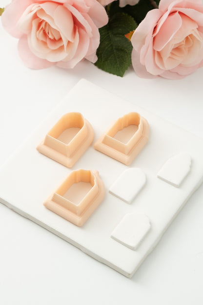 Elegant Arch Trio Clay Cutter | Elegant Arch Trio Polymer Clay Cutter Set for DIY Earrings Stylish Jewelry and Architectural Handmade Designs