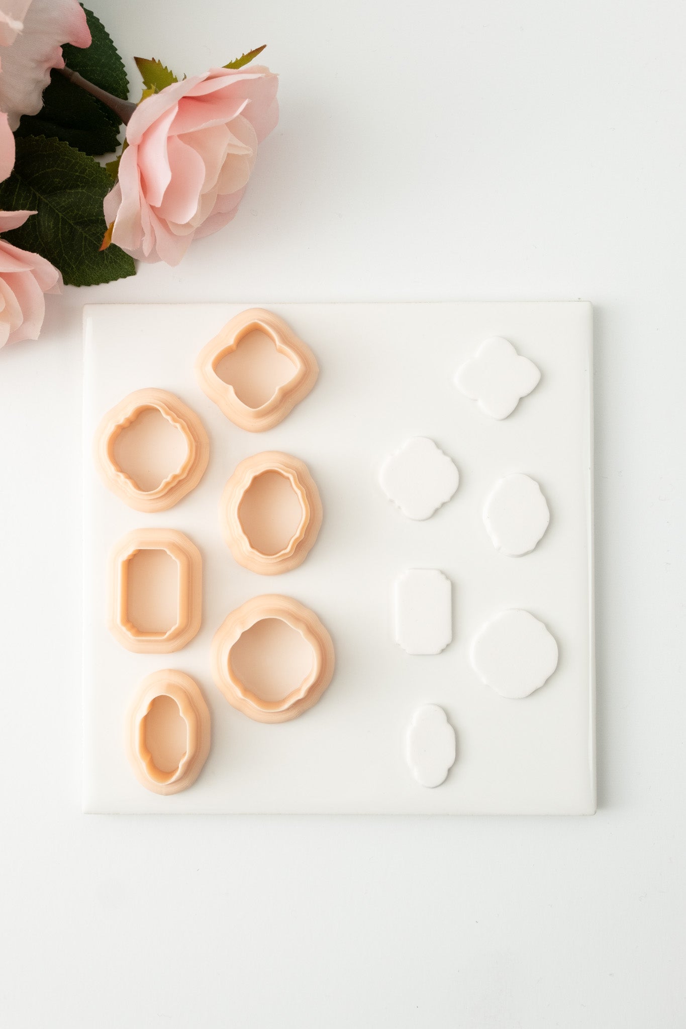 Elegant Shape Set Clay Cutter | Elegant Shape Polymer Clay Cutter Set for Handmade Earrings Chic Jewelry Making and Fashion Crafts