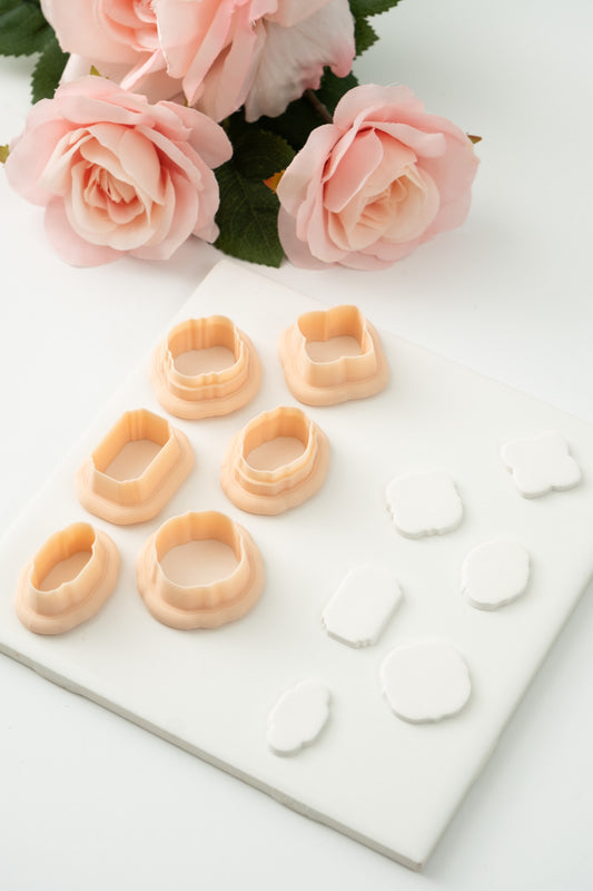 Elegant Shape Set Clay Cutter | Elegant Shape Polymer Clay Cutter Set for Handmade Earrings Chic Jewelry Making and Fashion Crafts