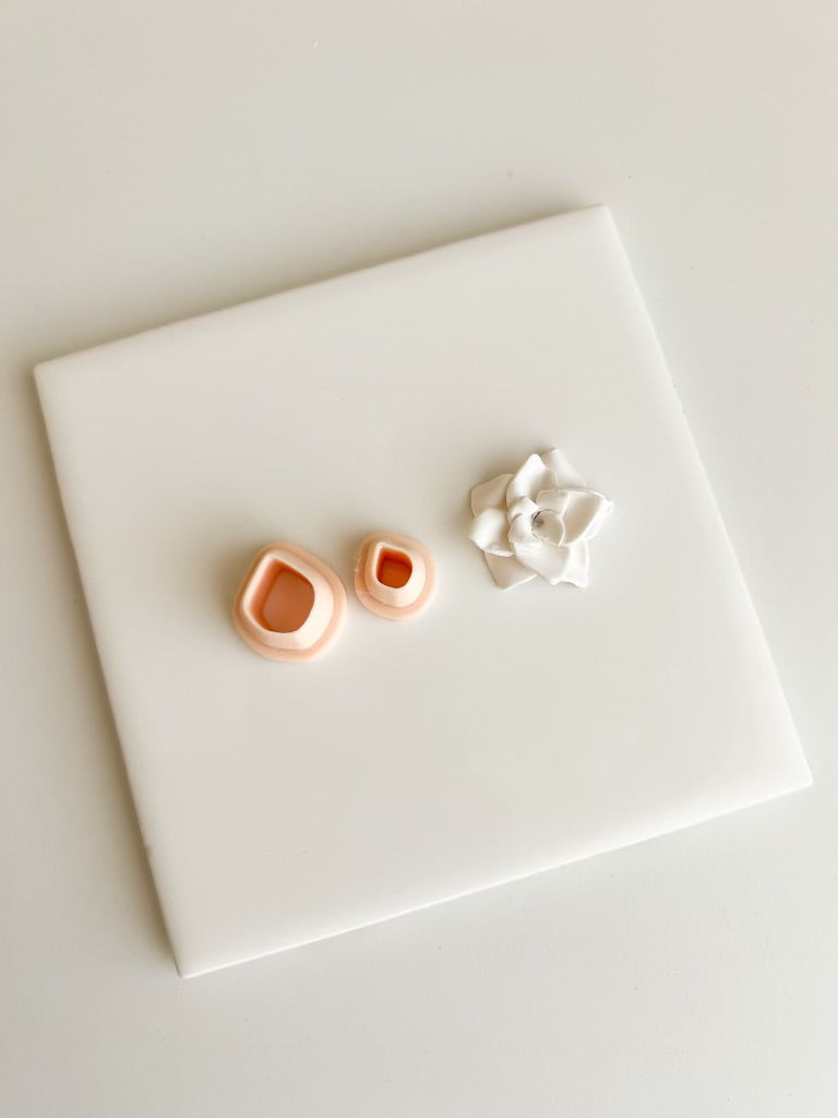 Rose Petal Clay Cutter | Rose Petal Polymer Clay Cutter for DIY Floral Earrings Romantic Jewelry and Handmade Botanical Accessories