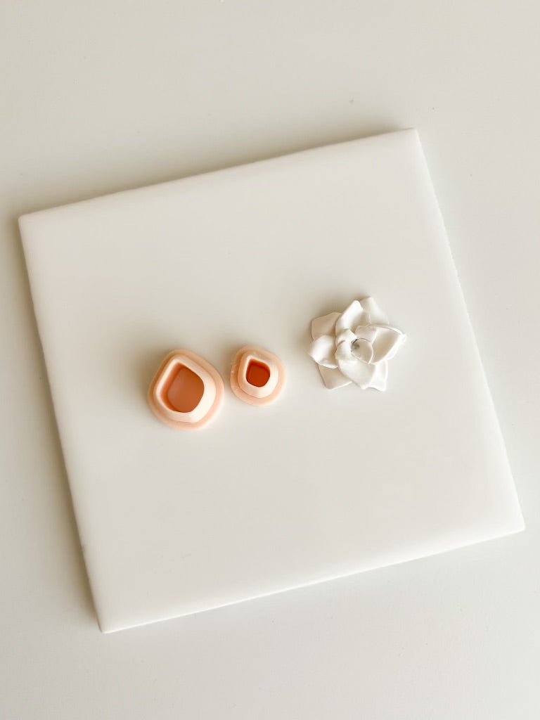 Rose Petal Clay Cutter | Rose Petal Polymer Clay Cutter for DIY Floral Earrings Romantic Jewelry and Handmade Botanical Accessories