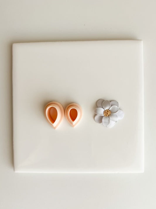 Tear Drop Shape Clay Cutter | Tear Drop Polymer Clay Cutter for DIY Minimalist Earrings Classic Jewelry and Handmade Accessories