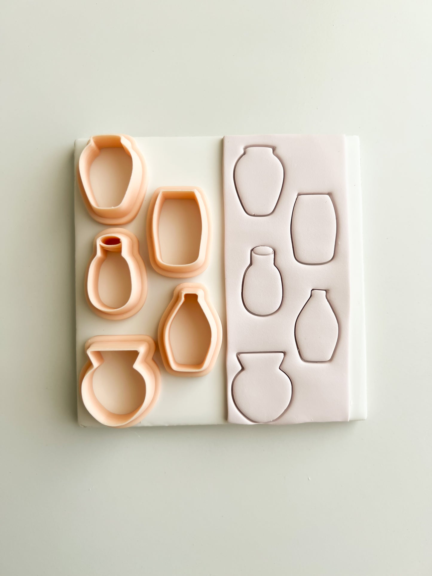Vase Clay Cutter Set | Vase Polymer Clay Cutter Set for DIY Floral Earrings Elegant Jewelry and Handmade Home Accessories