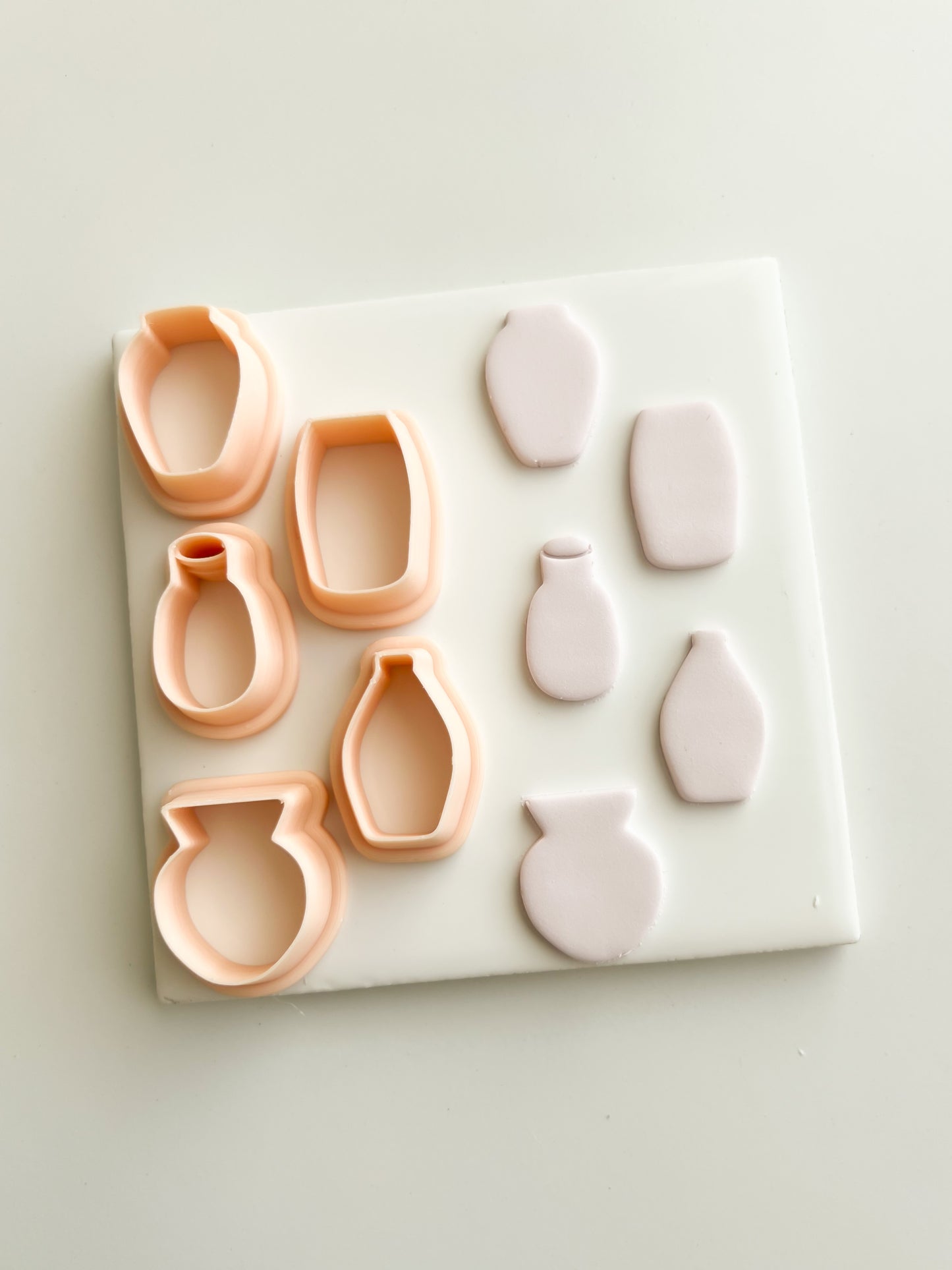 Vase Clay Cutter Set | Vase Polymer Clay Cutter Set for DIY Floral Earrings Elegant Jewelry and Handmade Home Accessories