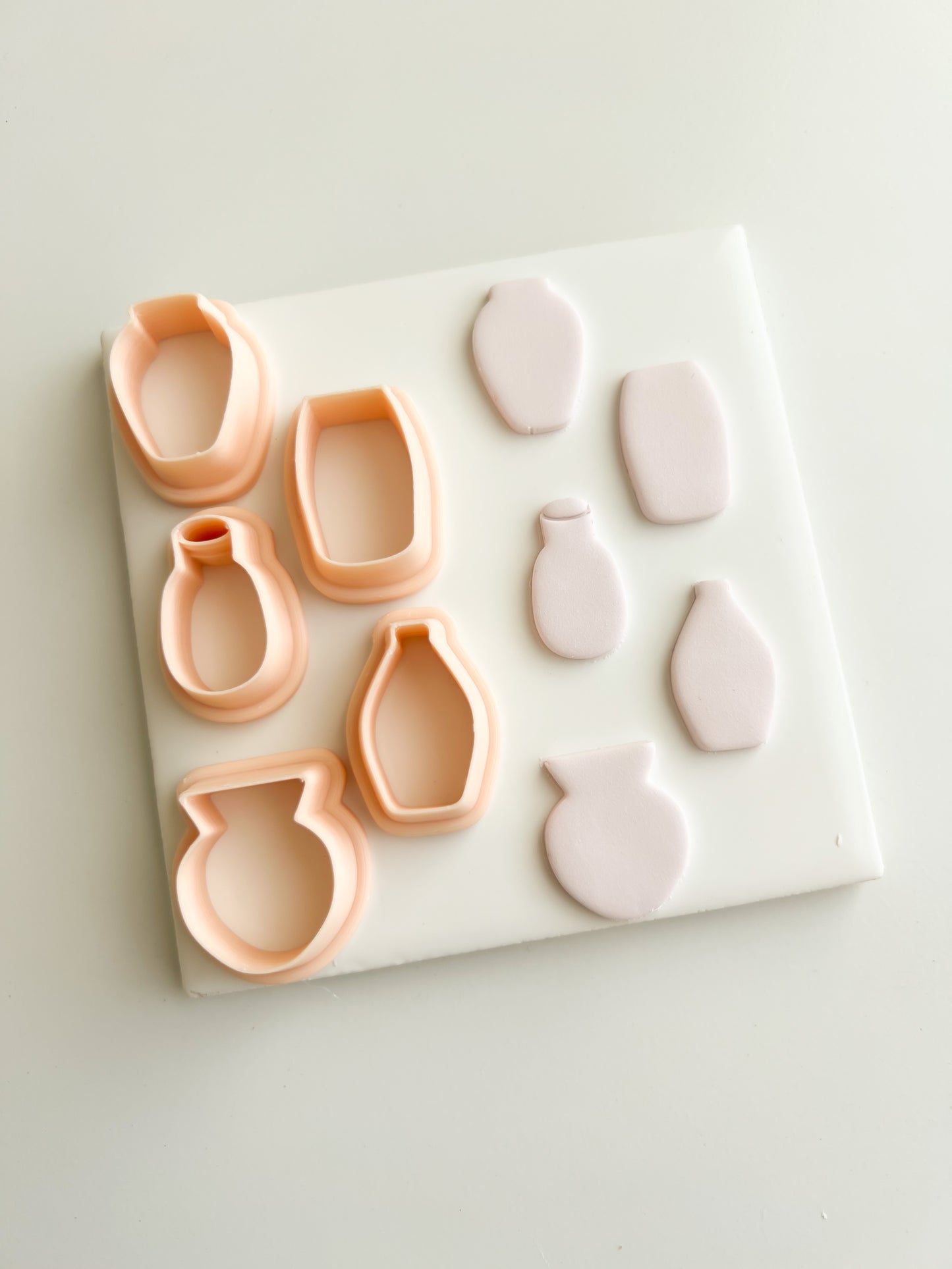 Vase Clay Cutter Set | Vase Polymer Clay Cutter Set for DIY Floral Earrings Elegant Jewelry and Handmade Home Accessories