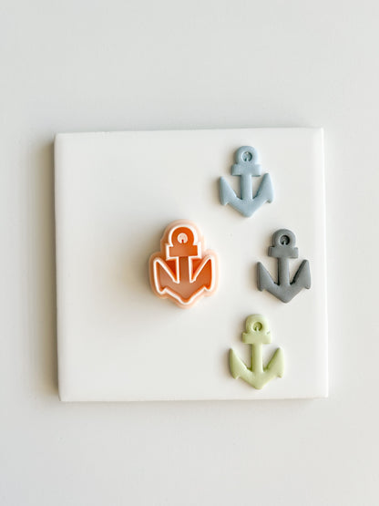 Anchor Clay Cutter | Anchor Polymer Clay Cutter for DIY Nautical Earrings Ocean-Themed Jewelry and Handmade Maritime Accessories